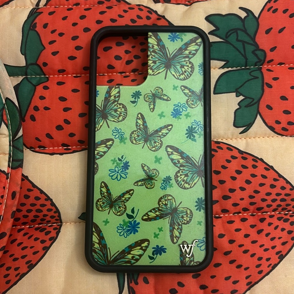 sage butterfly Wildflower case- iPhone 12/12 Pro